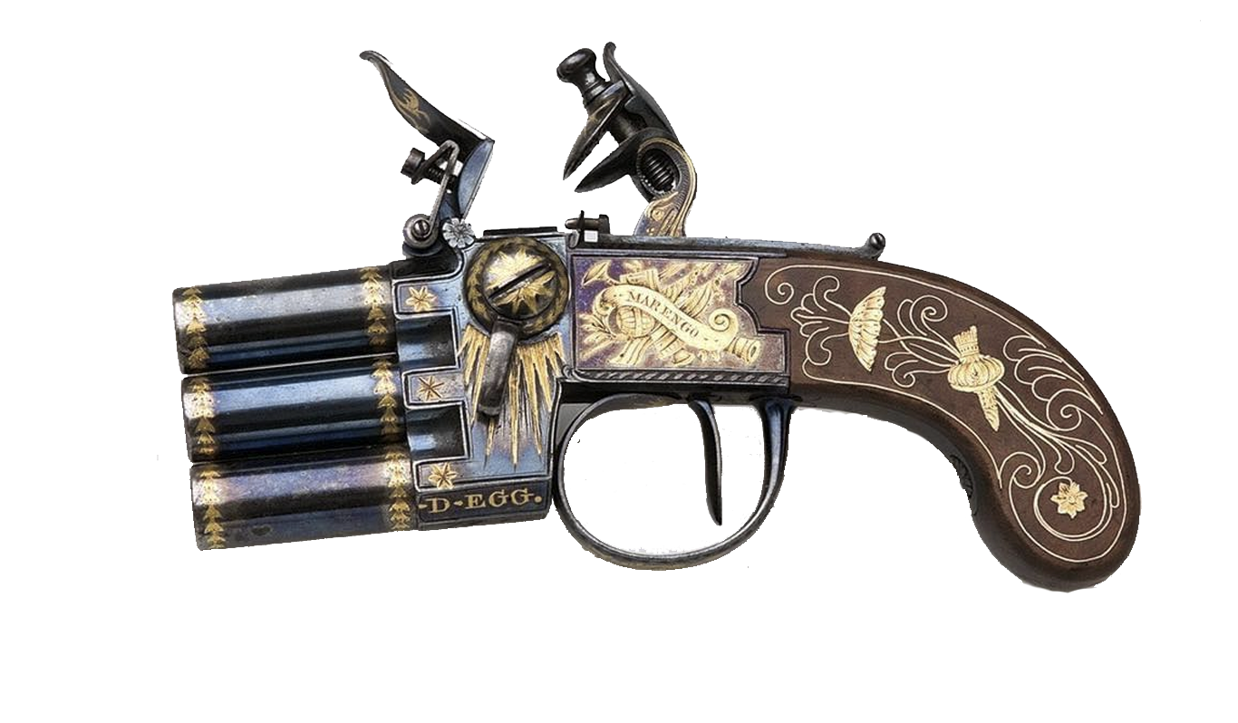 3 Barrel Flintlock Pistol – HISTŌR History Forum